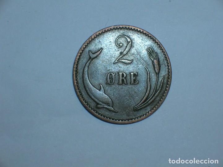 Monedas antiguas de Europa: DINAMARCA 2 ORE 1899 (7106) - Foto 2