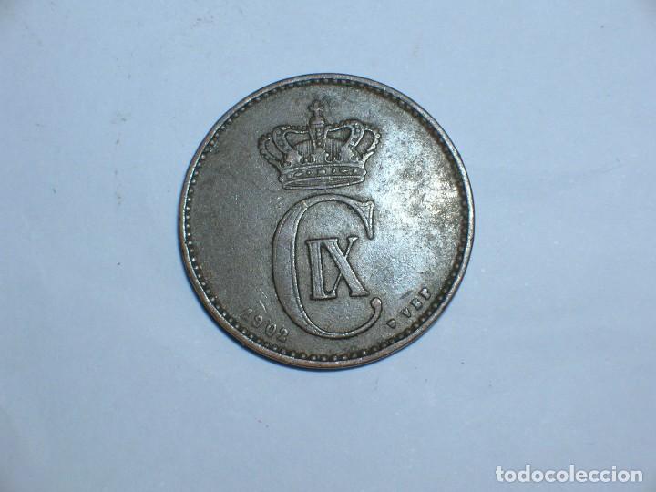 Monedas antiguas de Europa: DINAMARCA 2 ORE 1902 (7107) - Foto 1