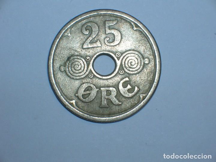 Monedas antiguas de Europa: DINAMARCA 25 ORE 1925 (7109) - Foto 2