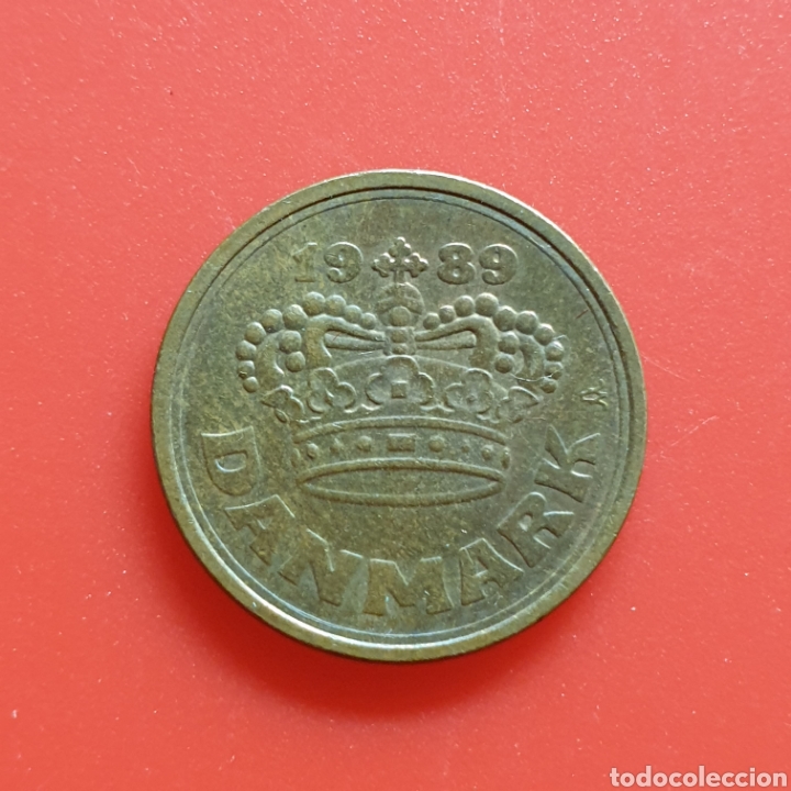 Monedas antiguas de Europa: Dinamarca 50 ore 1989 - Foto 1