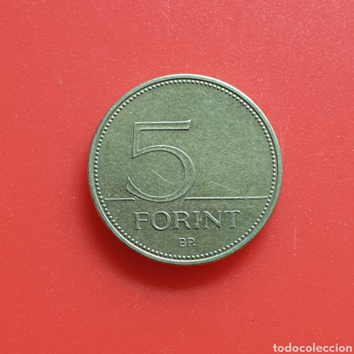 Monedas antiguas de Europa: Hungria 5 forint 1995 - Foto 2