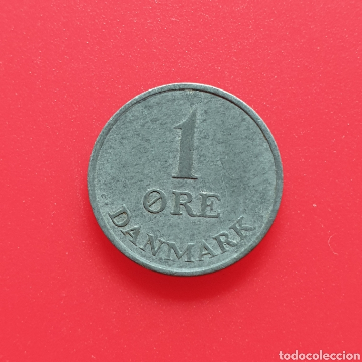 Monedas antiguas de Europa: Dinamarca 1 ore 1960 - Foto 2
