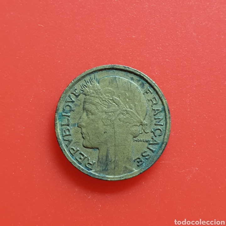 Monedas antiguas de Europa: Francia 50 centimos 1937 - Foto 2