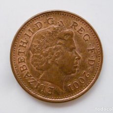 Monedas antiguas de Europa: MONEDA DE 1 PENIQUE - ONE PENNY - REINO UNIDO 2001. Lote 214066018