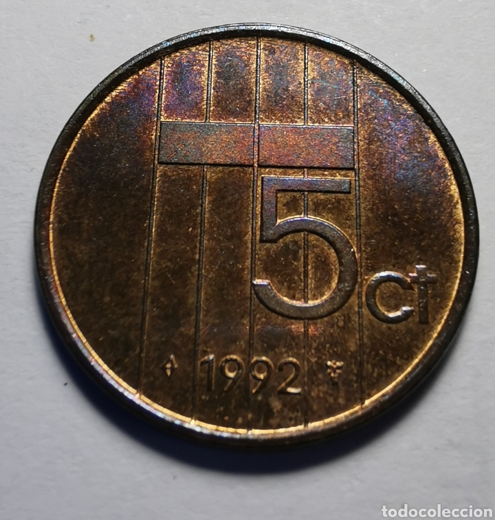 Monedas antiguas de Europa: MONEDA HOLANDA ... 5 CENTIMOS 1992 - Foto 1