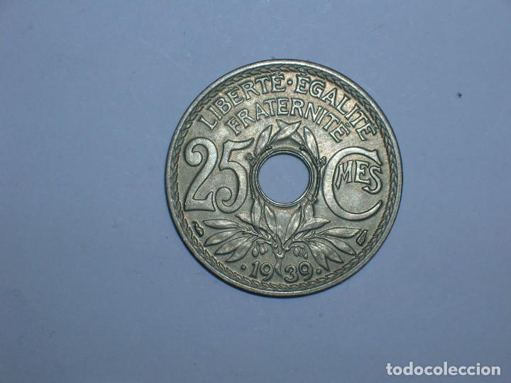 Monedas antiguas de Europa: FRANCIA 25 CENTIMOS 1939 (8442) - Foto 2