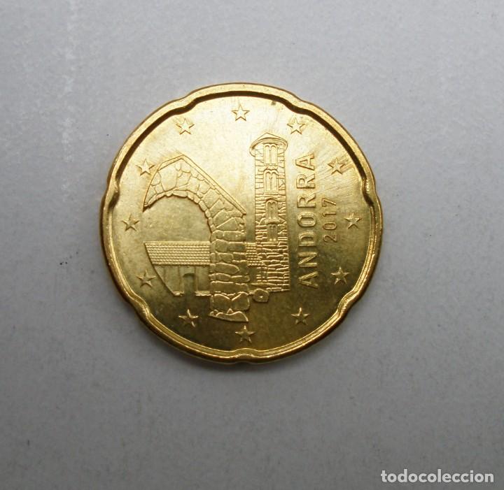Monedas antiguas de Europa: ANDORRA 20 C&Eacute;NTIMOS 2017 - EBC. - Foto 1
