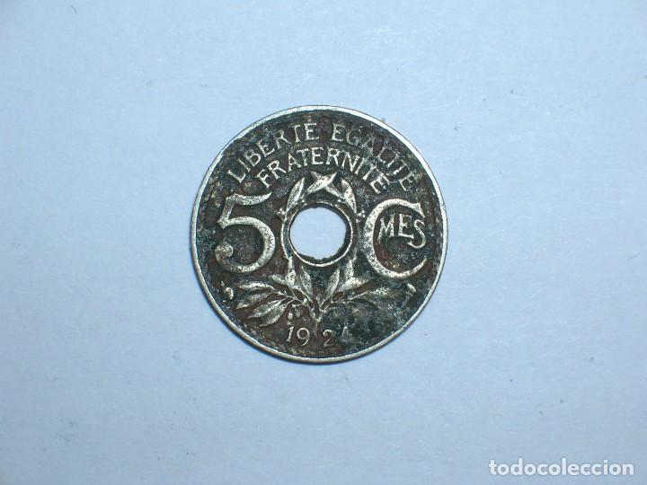 Monedas antiguas de Europa: FRANCIA 5 CENTIMOS 1924 (8752) - Foto 1
