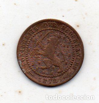 Monedas antiguas de Europa: Holanda. 1 C&eacute;ntimo. A&ntilde;o 1878. - Foto 1