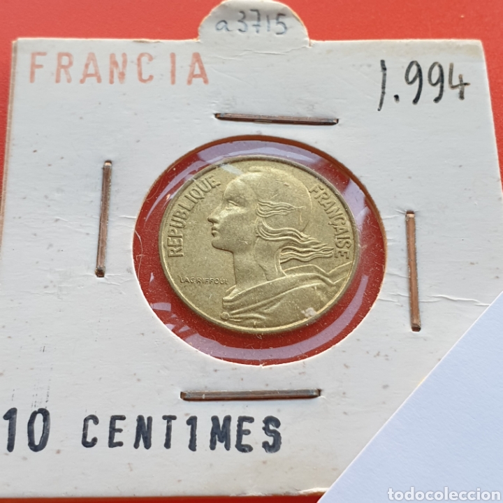 Monedas antiguas de Europa: Francia 10 centimos 1994 - Foto 1