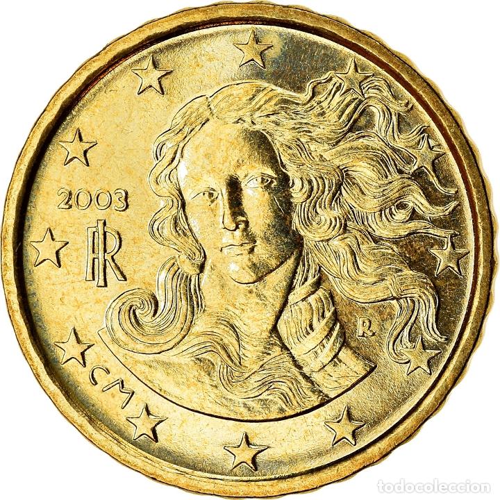 Old Coins of Europe: [#766050] Italia, 10 Euro Cent, 2003, EBC, Lat&oacute;n, KM:213