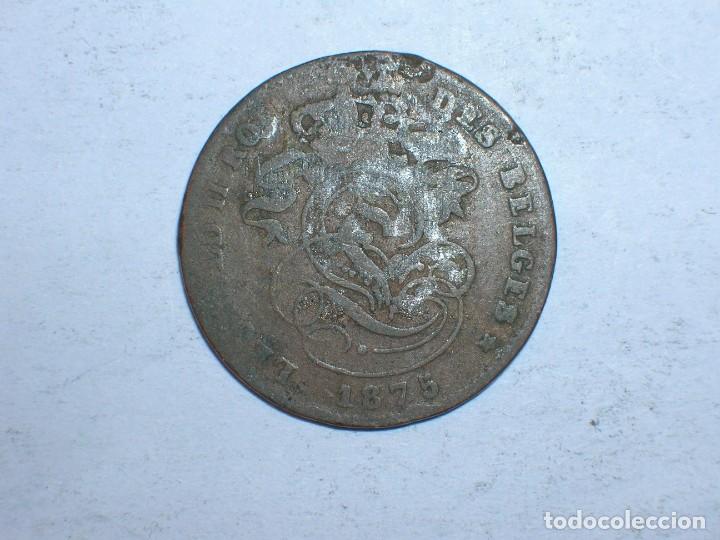 Moedas antigas da Europa: BELGICA 2 CENTIMOS 1875 (9203)