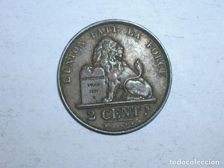 Monedas antiguas de Europa: BELGICA 2 CENTIMOS 1875 (9204) - Foto 2