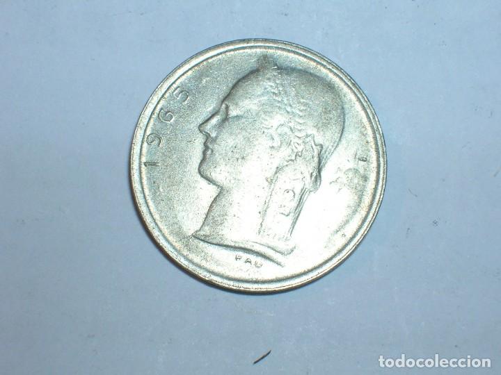 Moedas antigas da Europa: BELGICA 1 FRANCO 1965 (BELGIQUE) (9435)