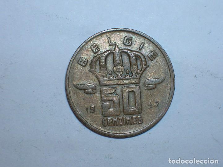 Monedas antiguas de Europa: BELGICA 50 CENTIMOS 1957 (BELGIE) (9531)
