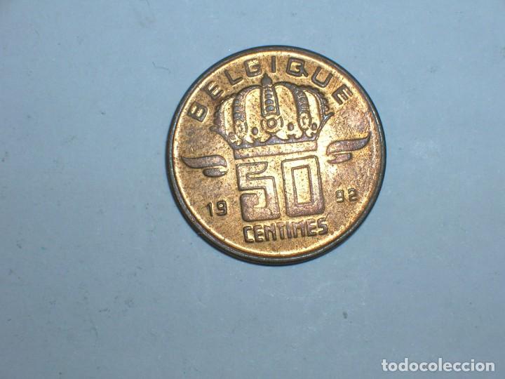 Monedas antiguas de Europa: BELGICA 50 CENTIMOS 1992 (BELGIQUE) (9573)