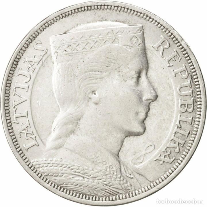 Monedas antiguas de Europa: LETONIA 5 LATS 1929 ........... - Foto 1