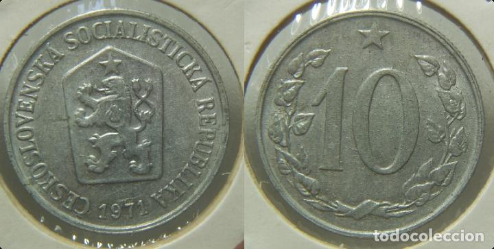 moneda de republica checa 10 haleru año 1971 - Comprar ...