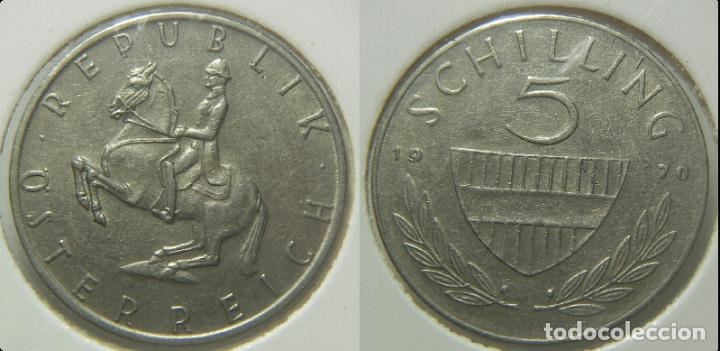 Monedas antiguas de Europa: MONEDA DE AUSTRIA 5 SHILLING 1970 - Foto 1