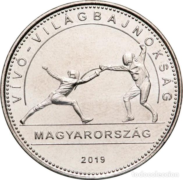 Monedas antiguas de Europa: Hungr&iacute;a, 50 For&iacute;nt 2019 ''Esgrima'', UC#104./ Sin Circular.