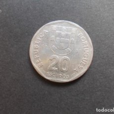 Monedas antiguas de Europa: MONEDA REPÚBLICA PORTUGUESA 20 ESCUDOS 1987. Lote 218028197