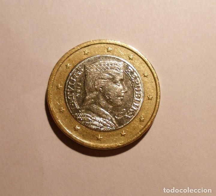 Monedas antiguas de Europa: LETONIA 1 EURO 2014 - BC. - Foto 1