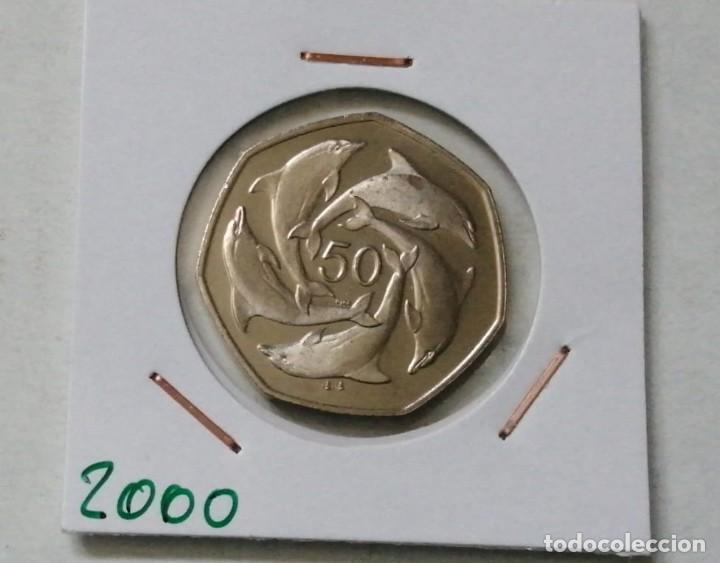Monedas antiguas de Europa: Gibraltar 2000.- 50 PENCE DELFINES - Foto 1
