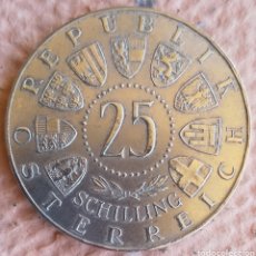 Monete antiche di Europa: AUSTRIA. 25 CHELINES PLATA 1962. ANTON BRUCKNER. Lote 245677050