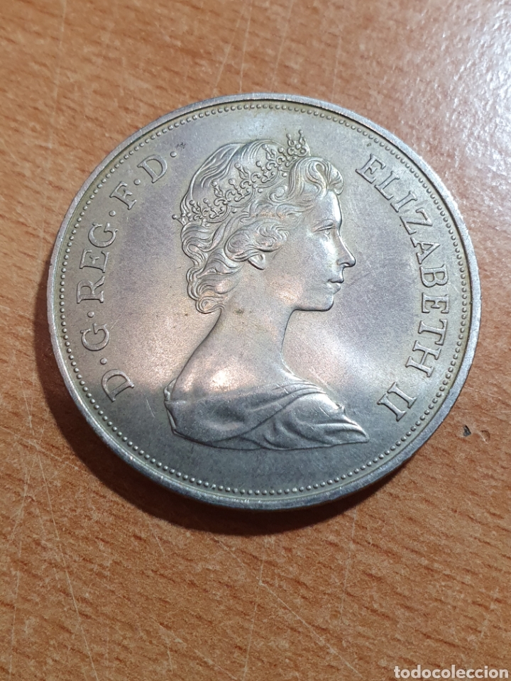 Monedas antiguas de Europa: Moneda inglesa 1972 - Foto 2