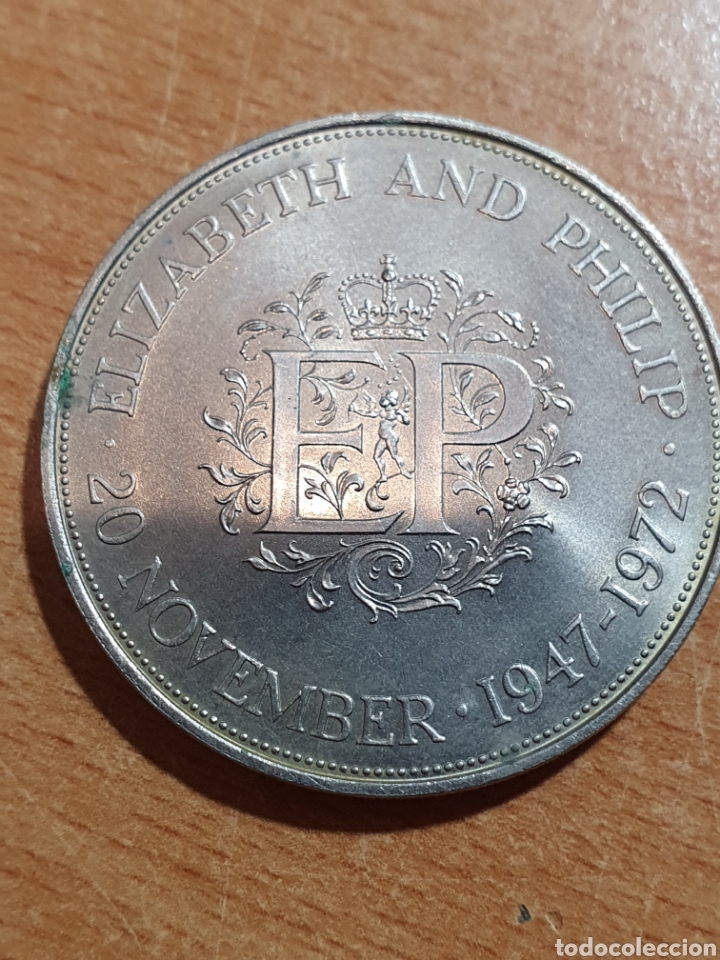 Monedas antiguas de Europa: Moneda inglesa 1972 - Foto 1