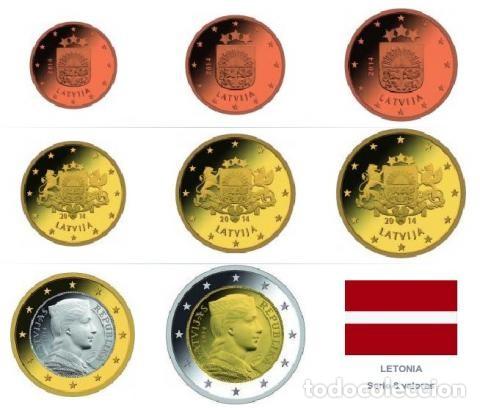 Monedas antiguas de Europa: Serie Letonia 2014 SC - Foto 3