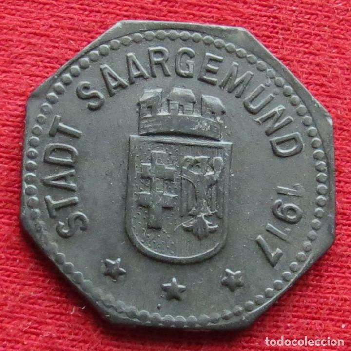 Monedas antiguas de Europa: SAARGEMUND Alsace-Lorraine 10 pfennig 1917 notgeld 498 - Foto 1 - 222046197