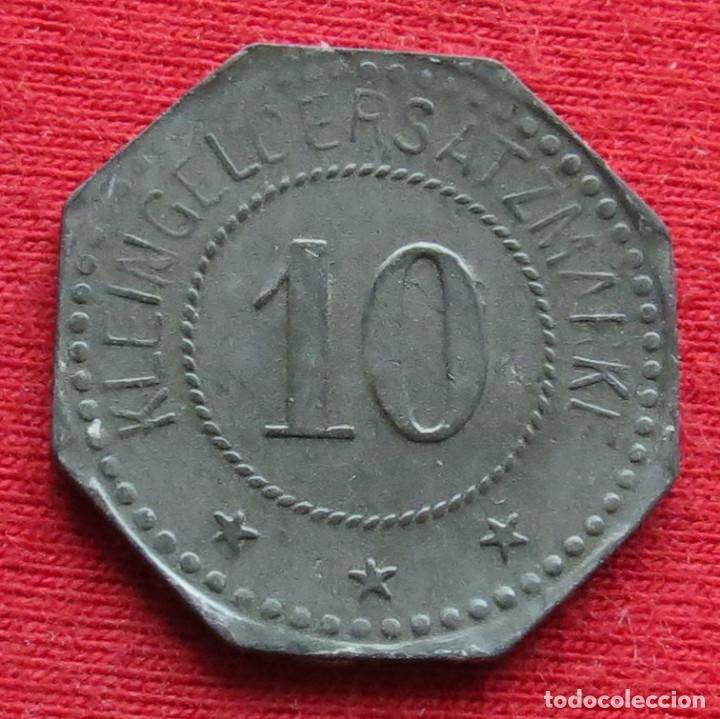 Monedas antiguas de Europa: SAARGEMUND Alsace-Lorraine 10 pfennig 1917 notgeld 498 - Foto 2 - 222046197