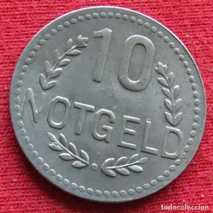 Monedas antiguas de Europa: WIESBADEN Hesse-Nassau 10 pfennig ND hierro notgeld 834 - Foto 2 - 222047068