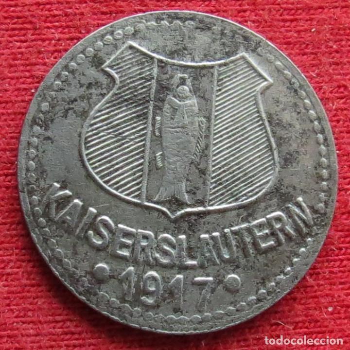 Monedas antiguas de Europa: KAISERSLAUTERN Pfalz 10 pfennig 1917 hierro notgeld 384 - Foto 1 - 222049063