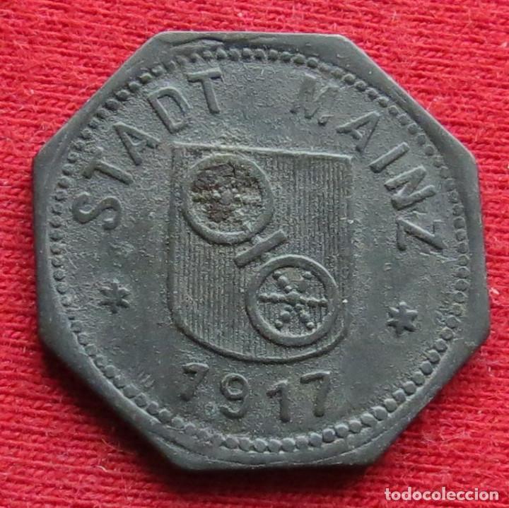 Monedas antiguas de Europa: MAINZ Hessen 10 pfennig 1917 zinc notgeld 538 - Foto 1 - 222049501