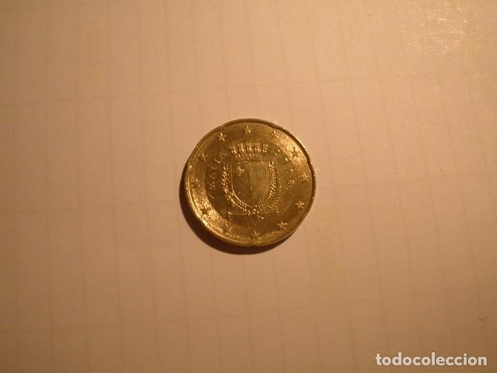 Monedas antiguas de Europa: MALTA 20 C&Eacute;NTIMOS 2008 - MBC - Foto 1