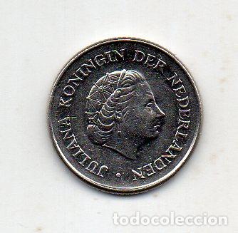 Monedas antiguas de Europa: Holanda. 25 C&eacute;ntimos. A&ntilde;o 1976. - Foto 2