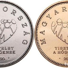 Monedas antiguas de Europa: SERIE HUNGRIA 10 Y 20 FORINT 2020 HOMENAJE A LOS HEROES. Lote 292333513