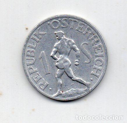 Monedas antiguas de Europa: Austria. 1 Chel&iacute;n. A&ntilde;o 1946. - Foto 2