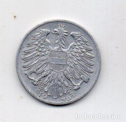 Monedas antiguas de Europa: Austria. 1 Chel&iacute;n. A&ntilde;o 1946. - Foto 1