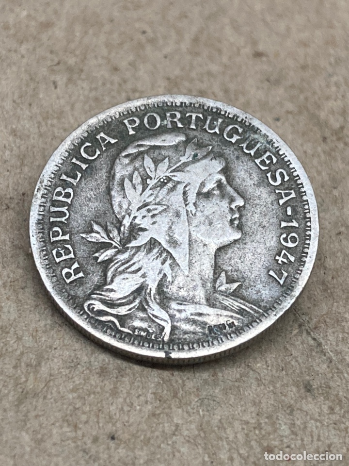 Monedas antiguas de Europa: Moneda 50 centavos 1947 - Foto 2