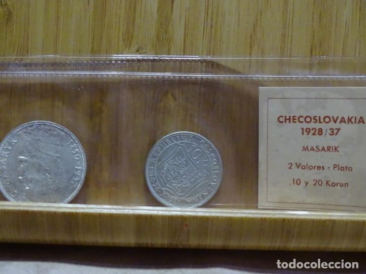 Monedas antiguas de Europa: MONEDAS 10 y 20 KORUN.PLATA.1928-1937.CHECOSLOVAKIA.