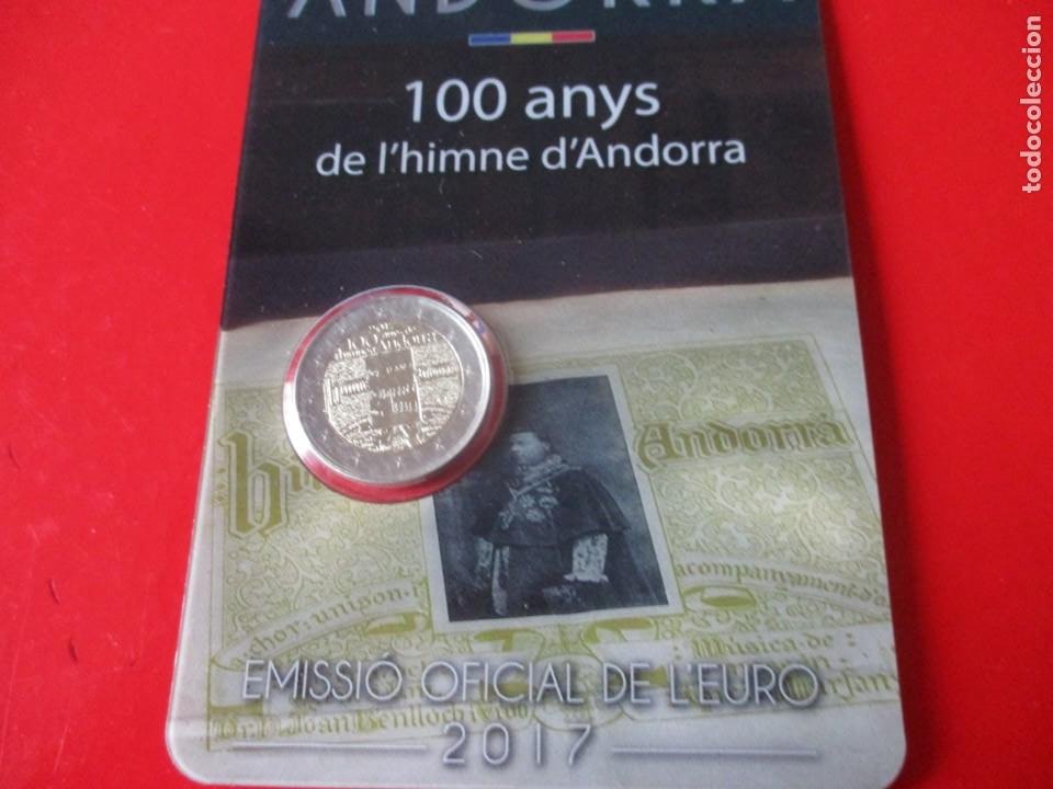Blister monedas de 2 euros de Andorra 