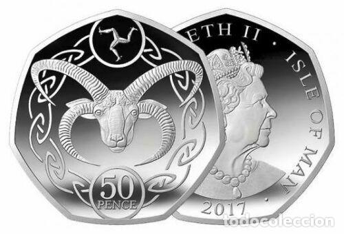 Monedas antiguas de Europa: ISLA DE MAN 2017.- 50 PENCE UNC - Foto 1