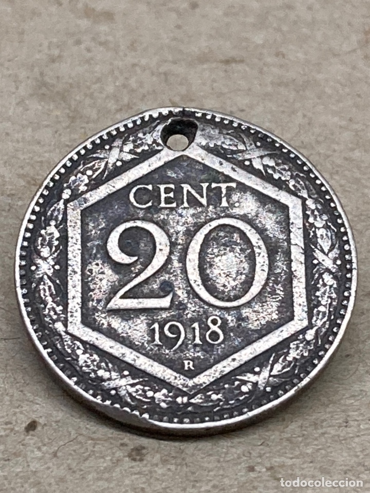 Monedas antiguas de Europa: Moneda 20 cent 1918 - Foto 1