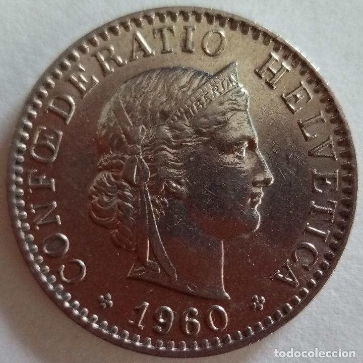 Monedas antiguas de Europa: SUIZA 20 CENTIMOS 1960 - Foto 1