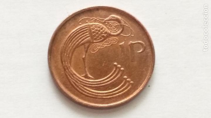 Monedas antiguas de Europa: Moneda de Irlanda. Eire. 1 P. A&ntilde;o 2000 - Foto 1