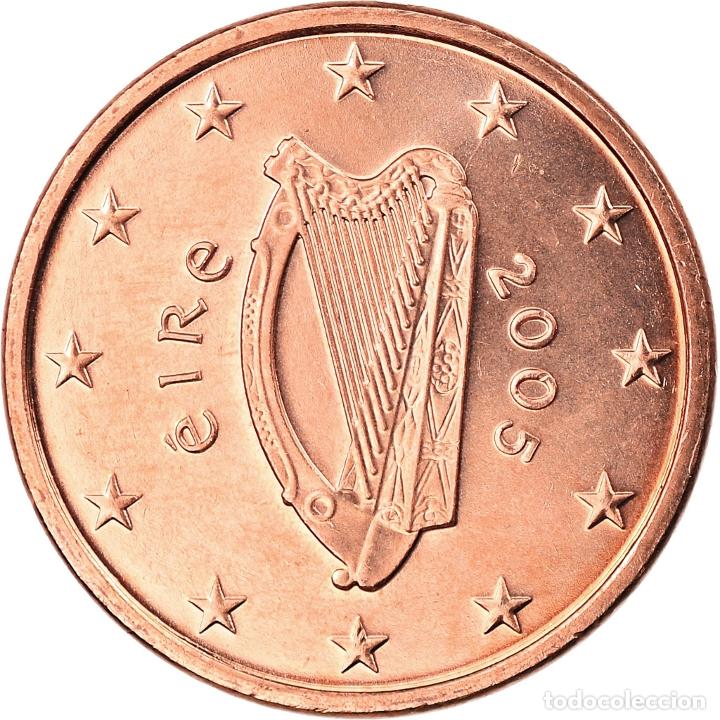 Monedas antiguas de Europa: [#883438] REP&Uacute;BLICA DE IRLANDA, Euro Cent, 2005, Sandyford, BU, FDC, Cobre chapado en