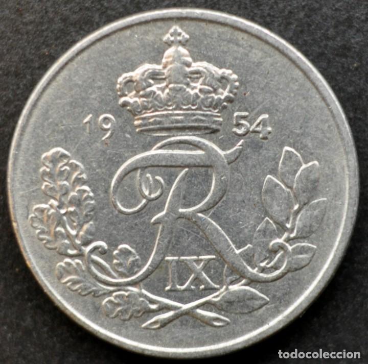 Monedas antiguas de Europa: Dinamarca, 10 ore 1954 - Foto 1